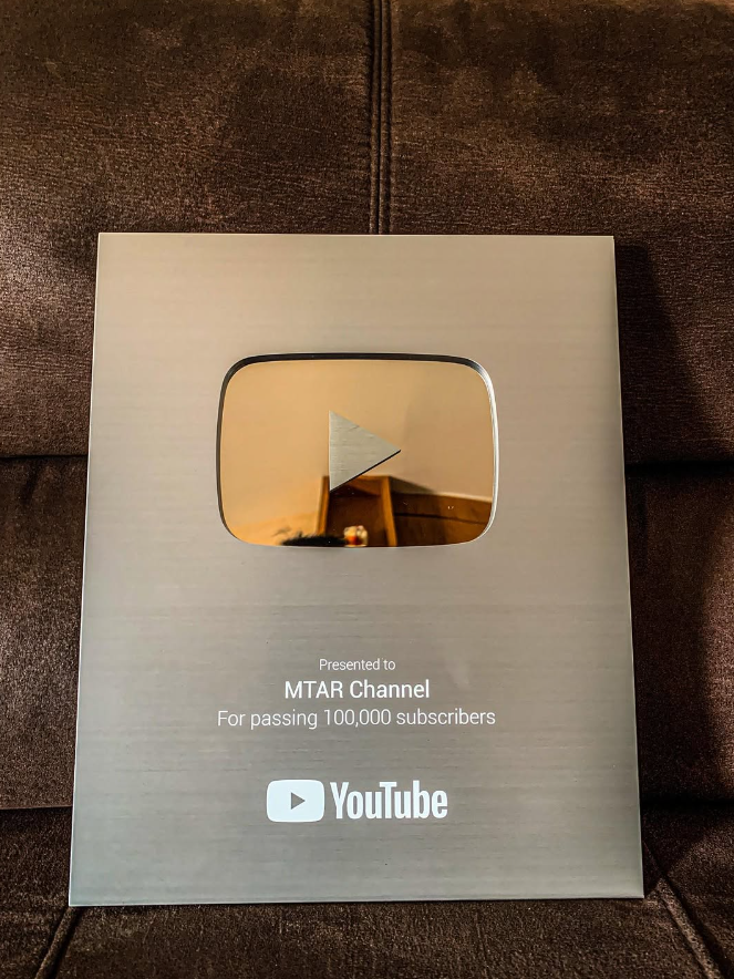 YouTube Silver Play Button